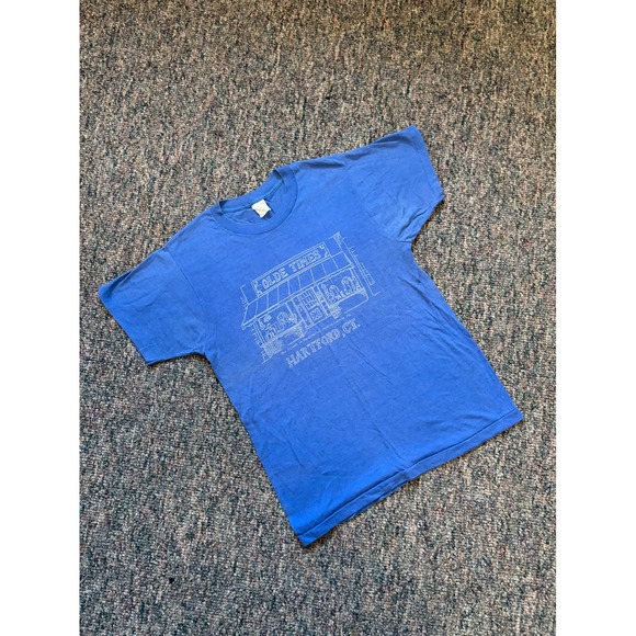 Screen Stars Other - Vintage 90s Screen Stars T Shirt Olde Times Hartford CT Graphic Tee Mens L